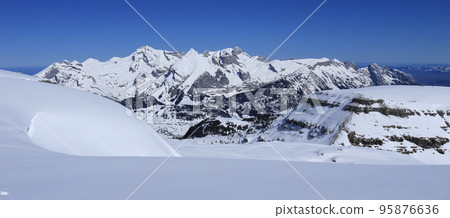 Alpstein Range seen from the top of Mount Chaeserrugg. 95876636