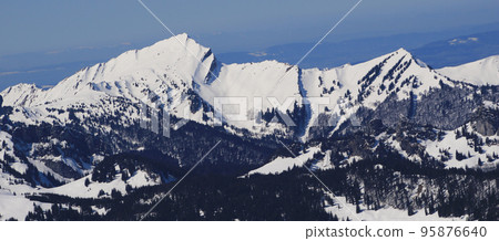 Snow covered Mount Grosser Speer. Snow covered Mount Grosser Speer. 95876640