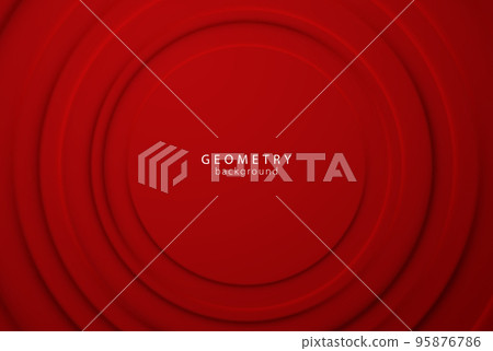 Futuristic circle background in neomorphism style. Geometric round empty pattern. Abstract circular modern wallpaper design. 95876786