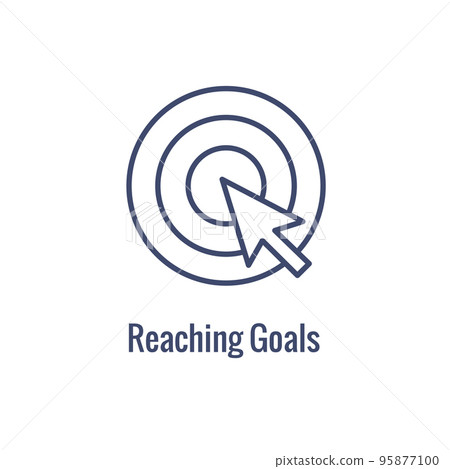 Core Values Showing Mission or Vision Icon 95877100