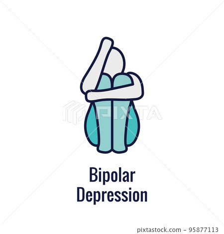 Bipolar Disorder or Depression BP Icon Set Mental Health Icons 95877113