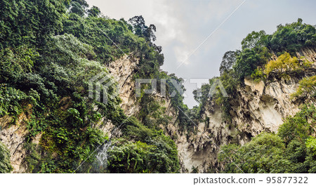 View in the Batu Caves, near Kuala Lumpur, Malaysia 95877322
