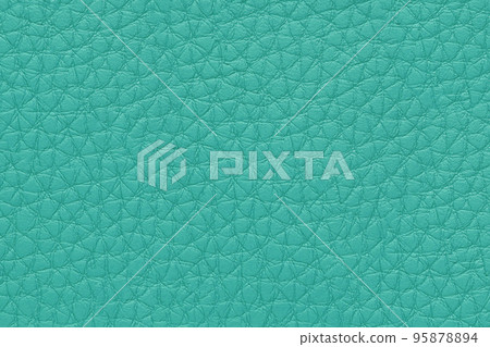 Turquoise leather, leatherette texture background 95878894