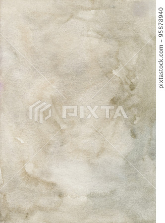 Watercolor light brown background painting.  95878940