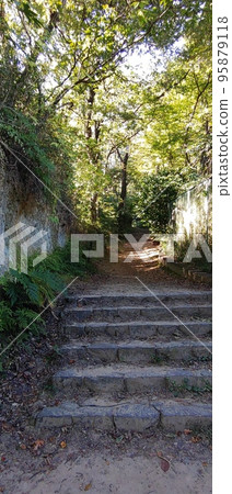 mountain stone stairs 95879118