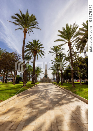 Historical site, Monument to the Heroes of Cavite. Cartagena, Spain. Historical site, Monument to the Heroes of Cavite. Cartagena, Spain. 95879172