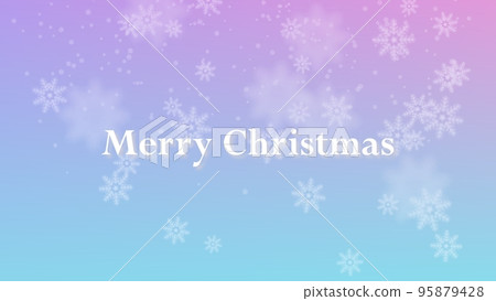 淺雪花背景上的 MaryChristmas 柔和色彩 淺雪花背景上的 MaryChristmas 柔和色彩 95879428
