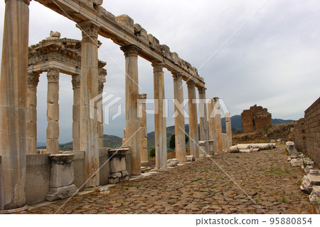 Ancient Ruins of Bergama, Bergama Turkey Ancient Ruins of Bergama, Bergama Turkey 95880854