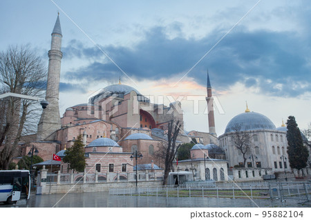 Haghia Sophia - famous  mosque in Istanbul 95882104