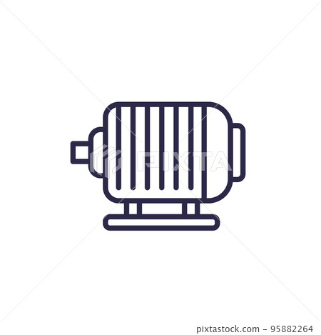water pump for pool line icon 95882264