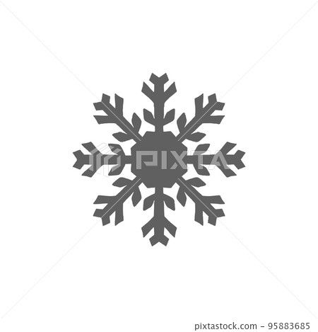 snowflake icon. Vector illustration snowflake icon. Vector illustration 95883685