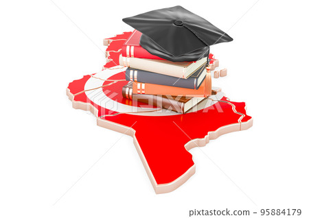Education in Tunisia concept, 3D rendering Education in Tunisia concept, 3D rendering 95884179