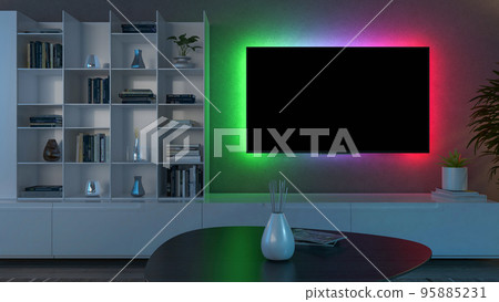 TV Light Strips. 3D Illustrations. TV Light Strips. 3D Illustrations. 95885231