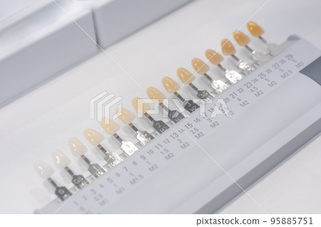 Shade guide for dentist and technician, for teeth whitening Shade guide for dentist and technician, for teeth whitening 95885751