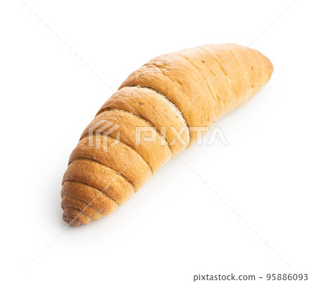 Bread roll. Croissant isolated on white background. Bread roll. Croissant isolated on white background. 95886093