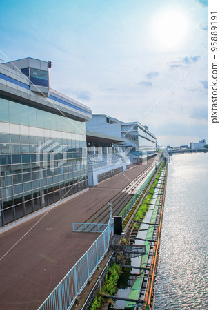 Scenery from Toda Park Ohashi, spectator seats, view of Toda Rowing Course 95889191