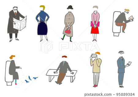 various lifestyles various lifestyles 95889384