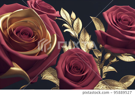 Background material: beautiful rose background Background material: beautiful rose background 95889527
