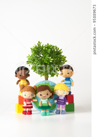 Amigurumi doll SDGs image 95889673