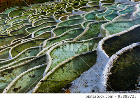 Illustration of colorful thermal spa Egerszalok 95889723