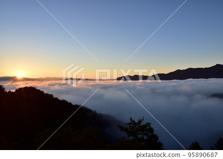 野坂川村的雲海 野坂川村的雲海 95890687