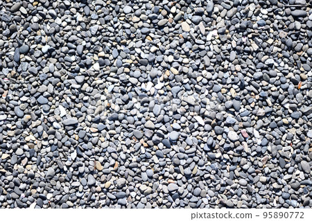 seaside gravel background material 95890772