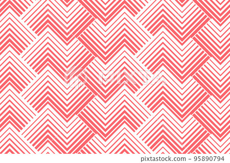 Abstract geometric pattern with stripes, lines. Seamless vector background. White and pink ornament. Simple lattice graphic design Abstract geometric pattern with stripes, lines. Seamless vector background. White and pink ornament. Simple lattice graphic design 95890794
