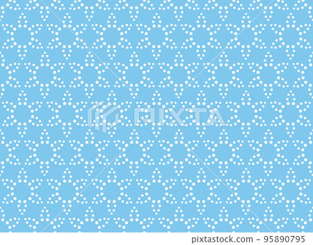 Flower geometric pattern. Seamless vector background. White and blue ornament. Ornament for fabric, wallpaper, packaging. Decorative print Flower geometric pattern. Seamless vector background. White and blue ornament. Ornament for fabric, wallpaper, packaging. Decorative print 95890795