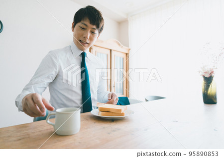 早餐 進餐 吃飯 95890853