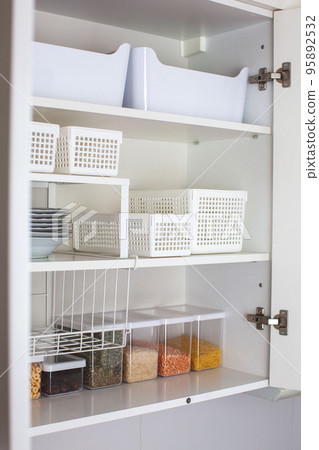 House decor ideas. Storage in the kitchen. Home organization. House decor ideas. Storage in the kitchen. Home organization. 95892532