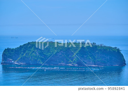 從千葉縣阿波郡京南町眺望浮島 95892841
