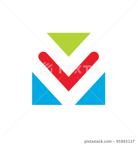 abstract vm letter icon vector concept design abstract vm letter icon vector concept design 95893137