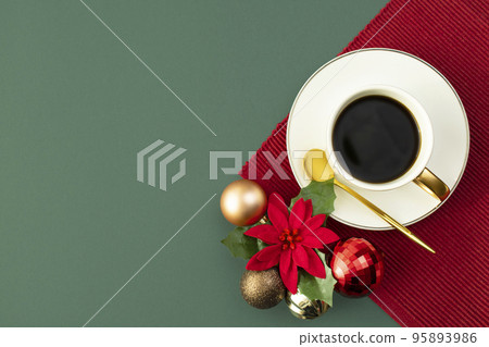 Coffee and Christmas table concept Coffee and Christmas table concept 95893986