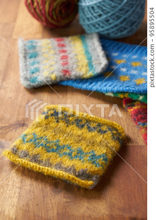 Knitting image Coaster Knitting image Coaster 95895504