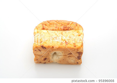 loaf of bread on white background loaf of bread on white background 95896008