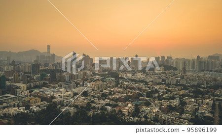 cityscape of Kowloon Tong, residential district of HK 28 Oct 2022 95896199