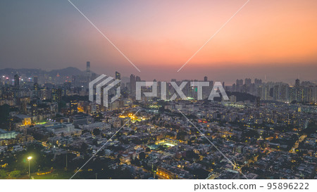 cityscape of Kowloon Tong, residential district of HK 28 Oct 2022 95896222