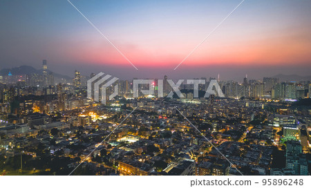 cityscape of Kowloon Tong, residential district of HK 28 Oct 2022 95896248