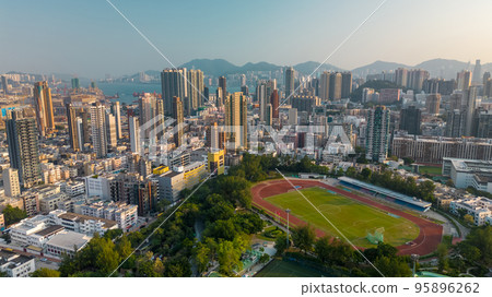 22 Oct 2022 the landscape of Kowloon Tsai Park, hk 22 Oct 2022 the landscape of Kowloon Tsai Park, hk 95896262
