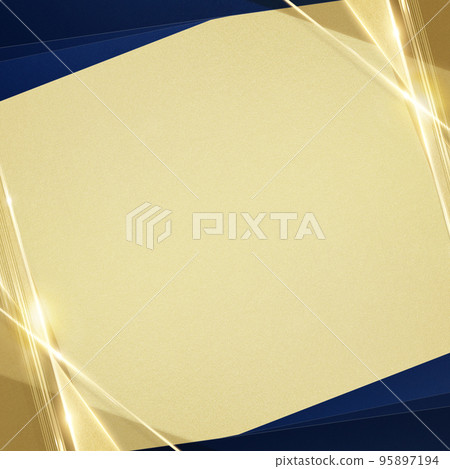 Luxury frame in gold and navy 95897194