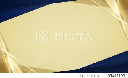 金色和海軍藍豪華框架 95897195