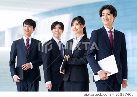 Office men and women business job hunting new employees 95897403