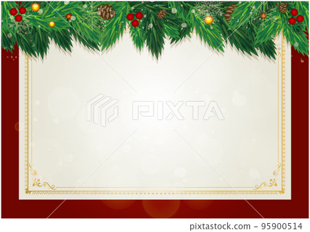 聖誕框架邊框背景 聖誕框架邊框背景 95900514