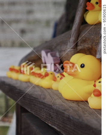 A corner of Ikaho Onsen where many duck dolls are placed A corner of Ikaho Onsen where many duck dolls are placed 95900615