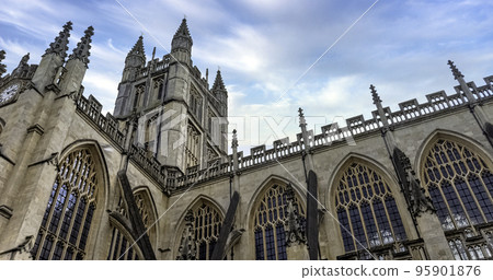 Bath Abbey in Bath, Somerset, United Kingdom Bath Abbey in Bath, Somerset, United Kingdom 95901876