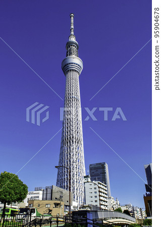 Tokyo Sky Tree Scenery from Narihira Bridge 95904678