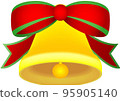 Ribbon and Bell Red Green 95905140