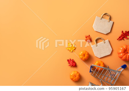 秋天 購物 購物車 銷售 背景 Autumn shopping ショッピング 秋天 購物 購物車 銷售 背景 Autumn shopping ショッピング 95905167