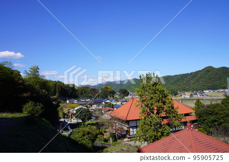 Township seen from the top of the slope 95905725