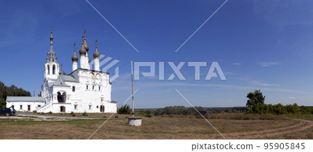 Church of the Resurrection, built in honor of Prokopy Lyapunov. Isadi village. Spassky district, Ryazan region. Russia Church of the Resurrection, built in honor of Prokopy Lyapunov. Isadi village. Spassky district, Ryazan region. Russia 95905845